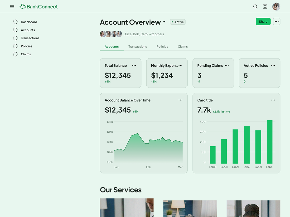 Bank/Insurance Portal