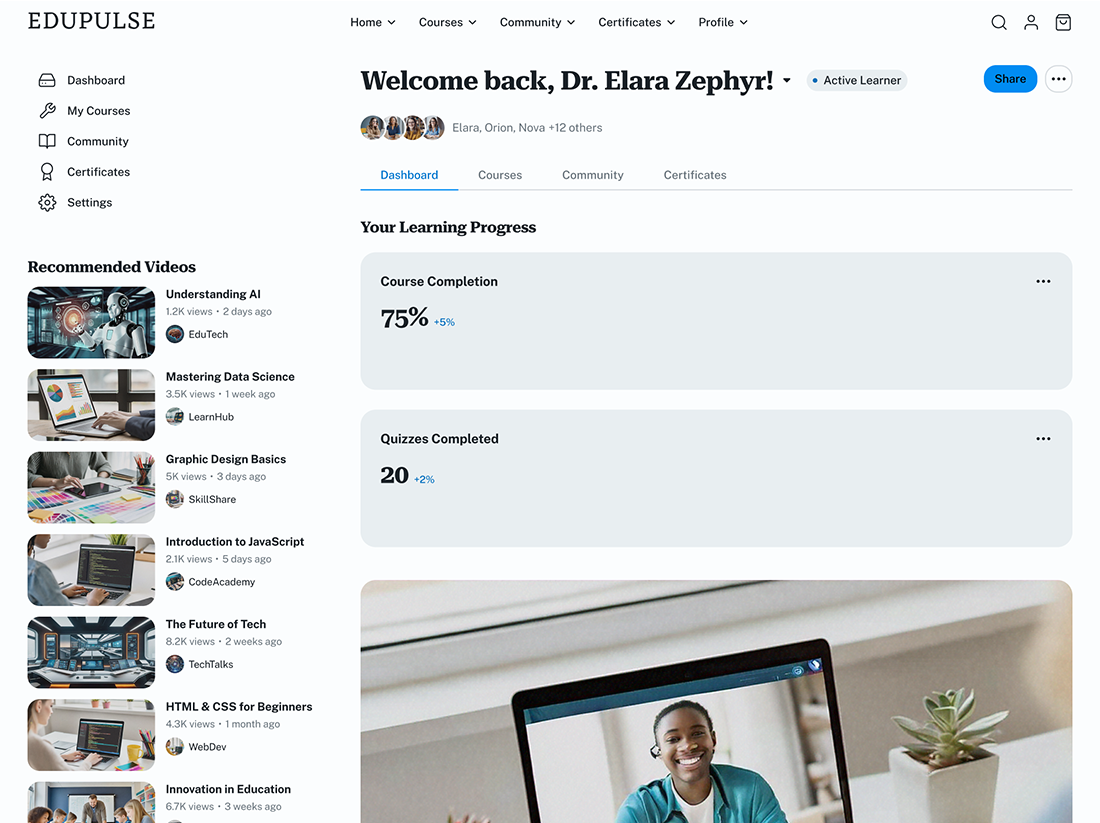 E-learning Portal
