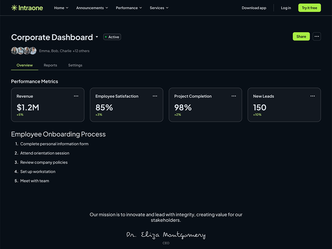 Corporate Portal
