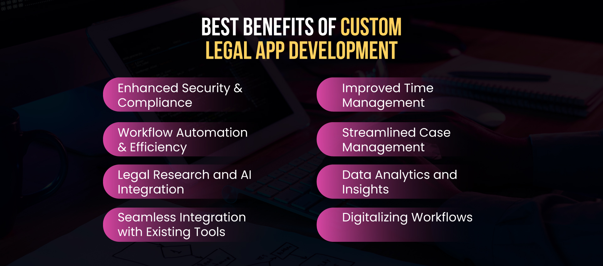 Best Benefits of Custom Legal App Development