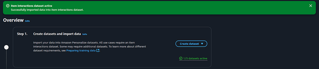 see this message after completing the whole import data process