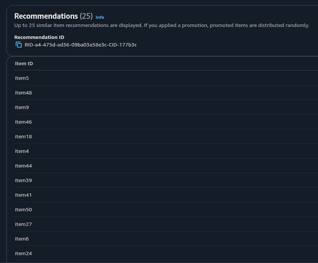 Get Recommendation