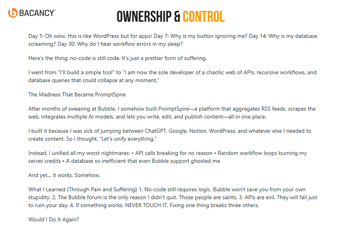 Ownership & Control