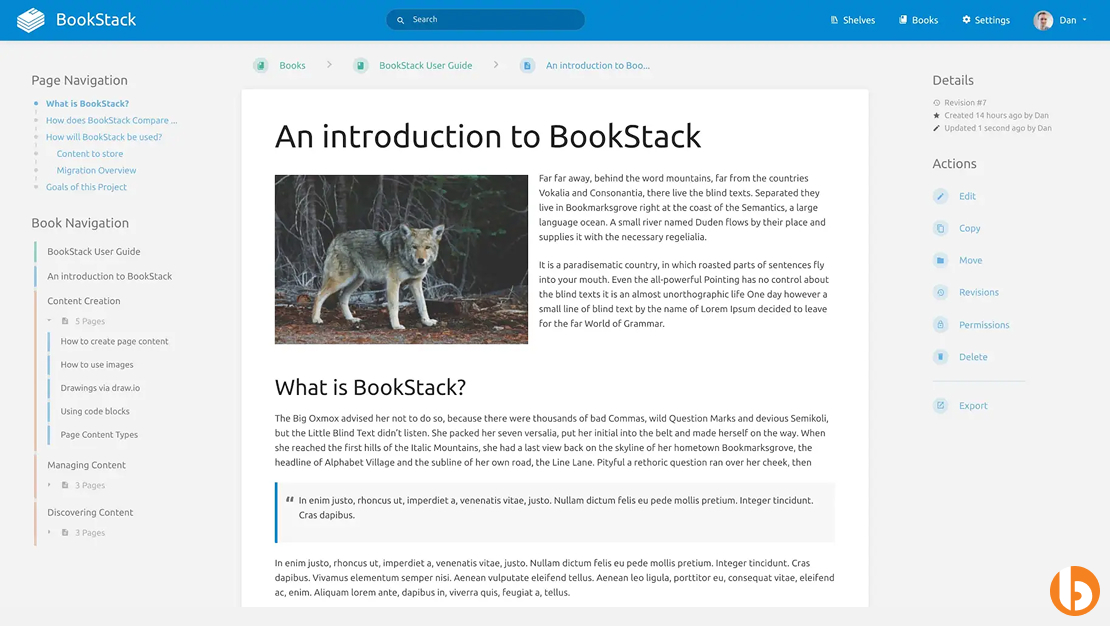 BookStak- Documentation & Knowledge Management