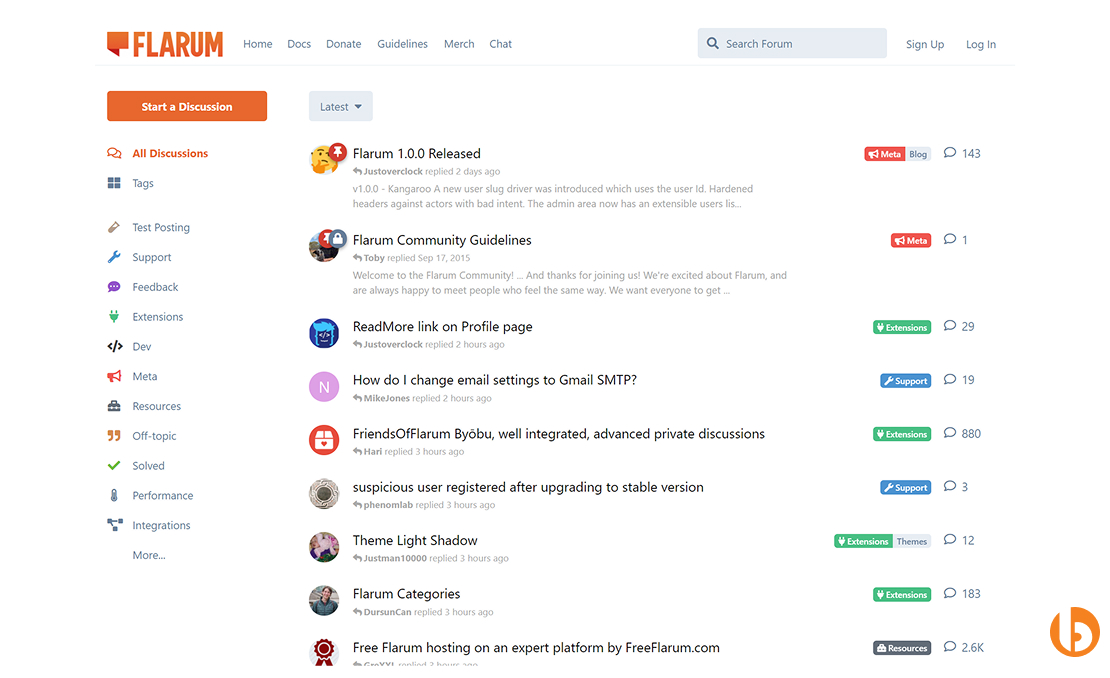 Flarum-Community Forum Platform
