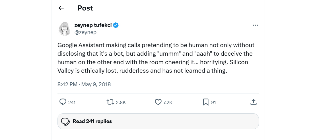 Google Duplex – When Real Conversations Felt Too Artificial