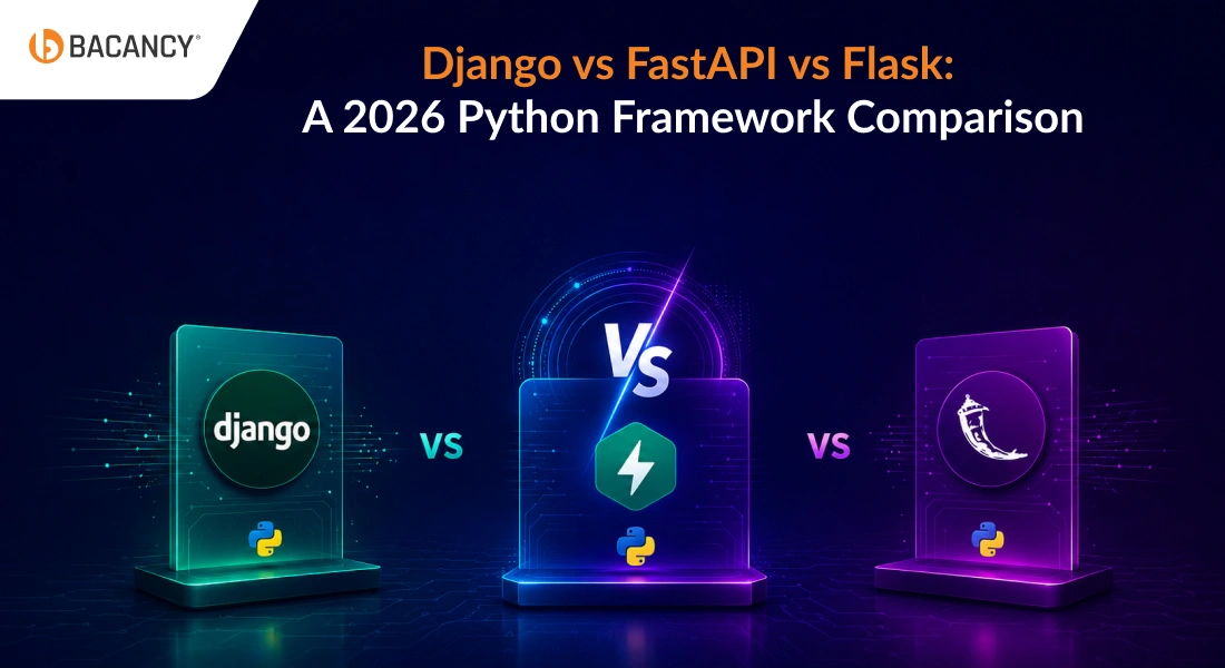Django vs FastAPI vs Flask: A 2026 Python Framework Comparison for CTOs and Tech Leaders