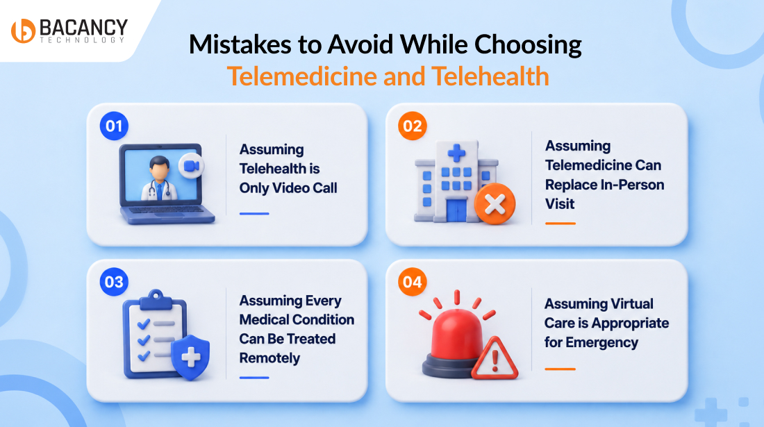 Common Mistakes Patients Make When Choosing Between Telehealth and Telemedicine