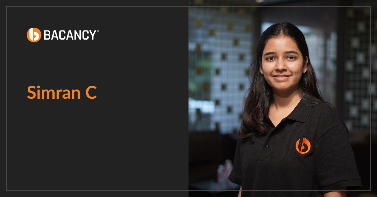 Simran C Simran C- Senior Data Engineer | Bacancy