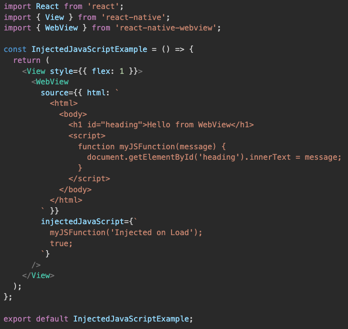 WebView loads