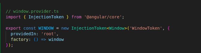 How to Inject Window into Service in Angular? A Guide