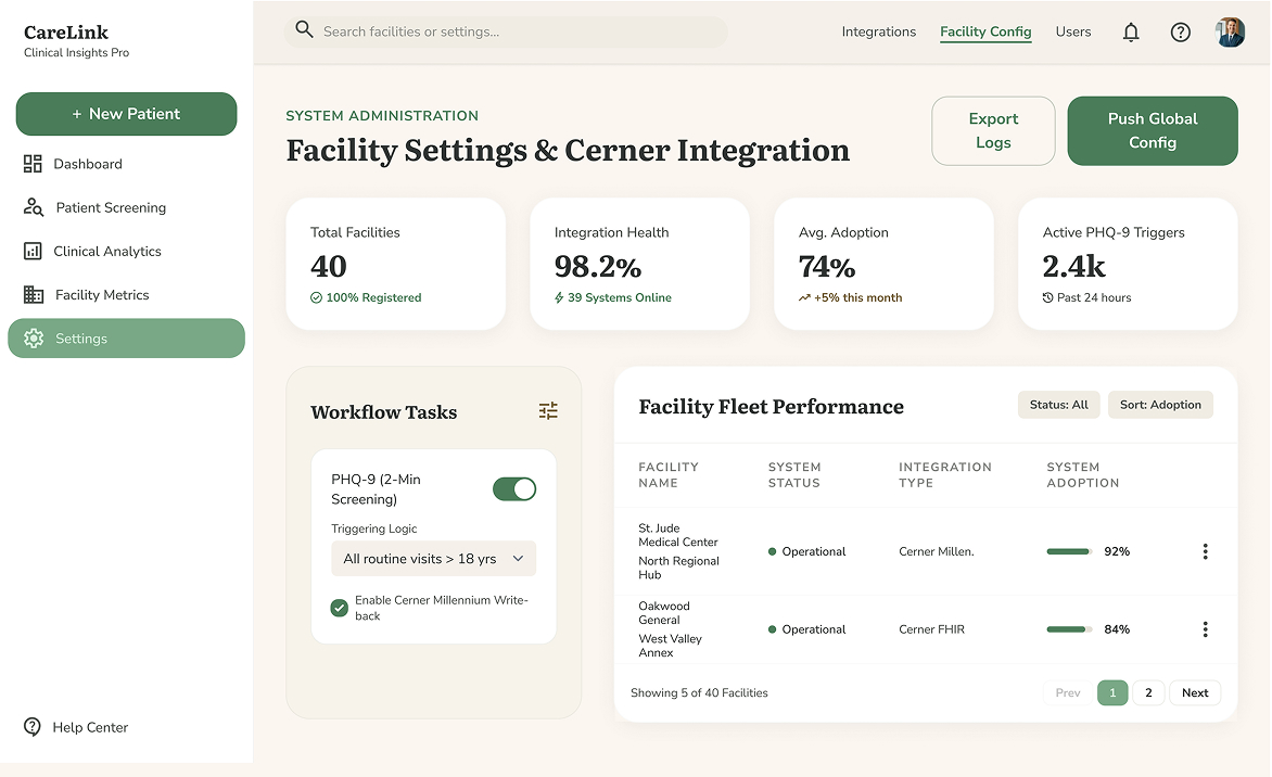  AI-Driven Screening System for a Regional Integrated Delivery Network