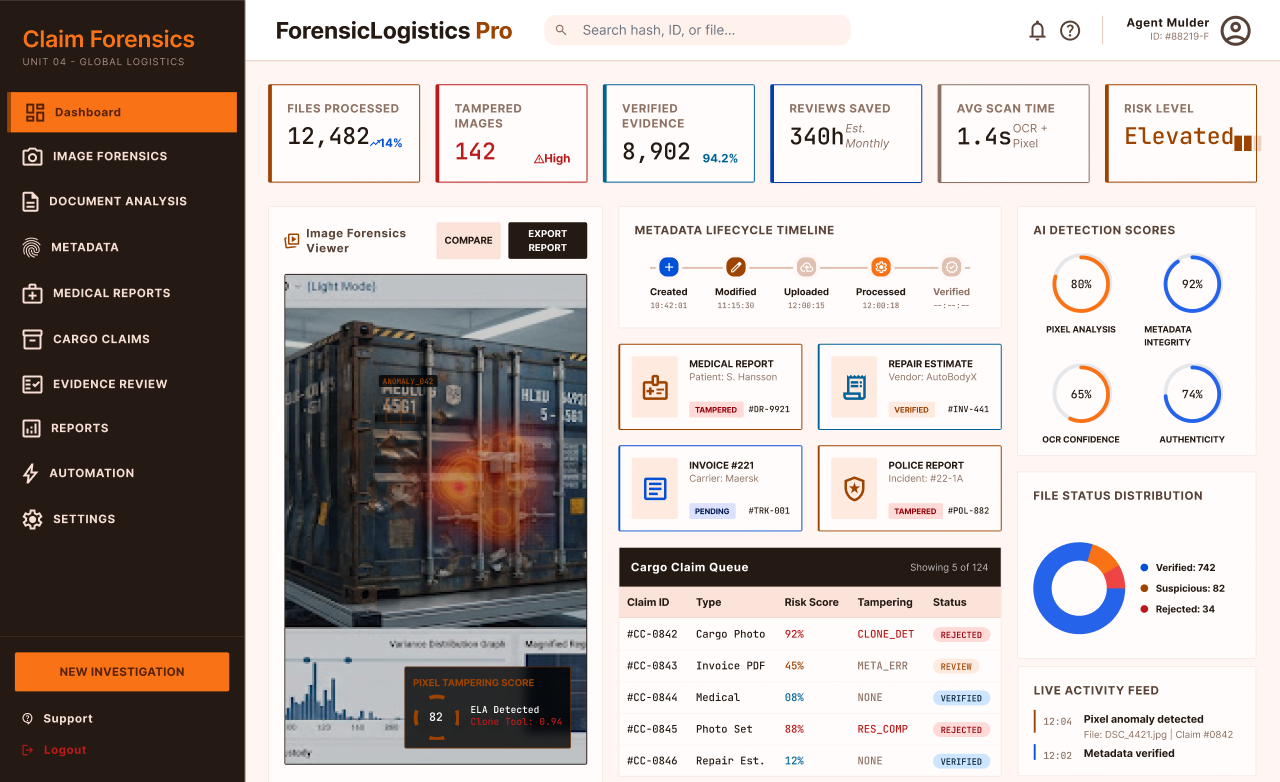 Injury and Cargo Claim Forensics for a Self-Insured Logistics Company