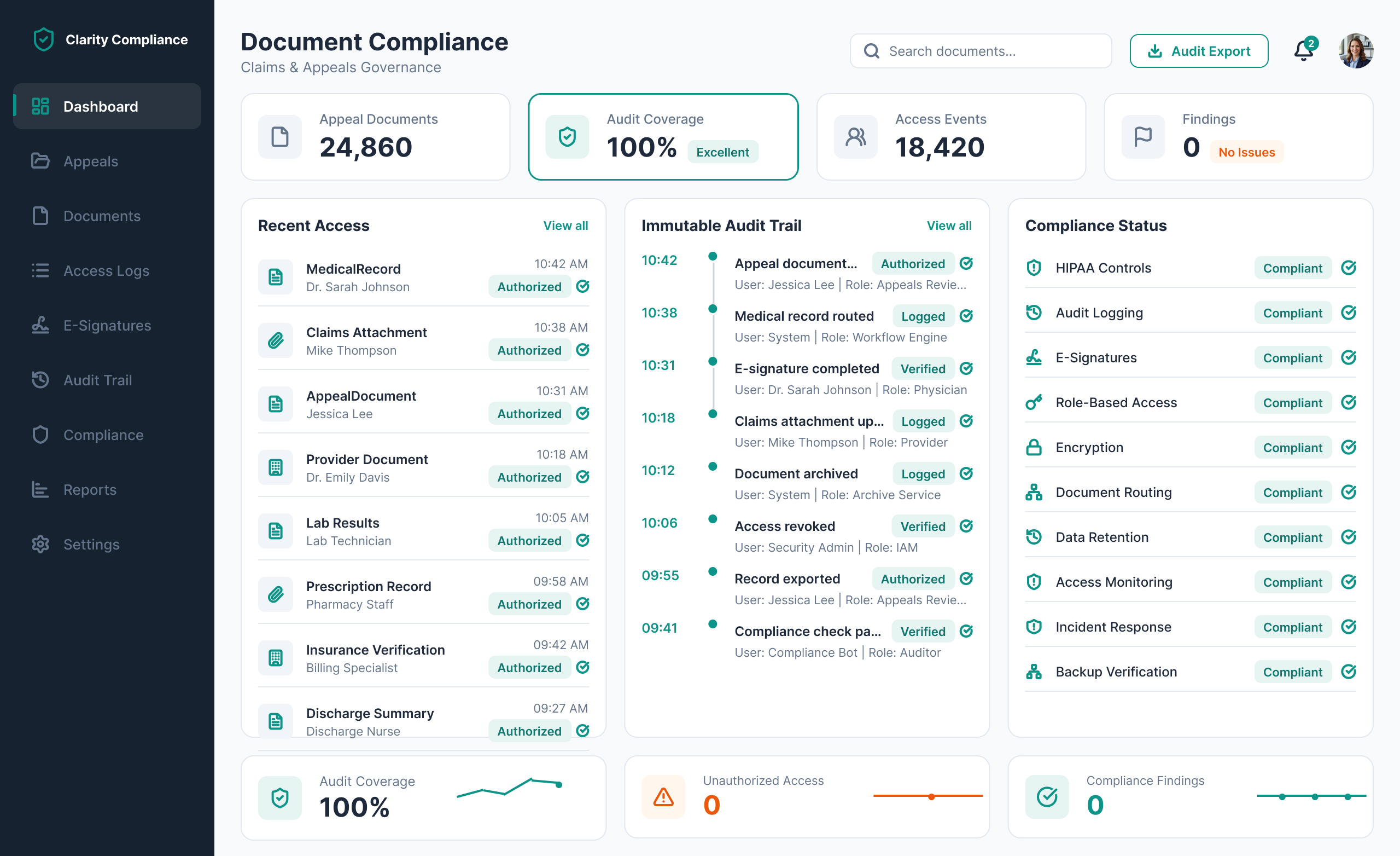 Compliance-Ready Document Workflow for a Health Insurer